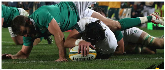Springboks Ireland Warren Whiteley try Summer Tour 2016